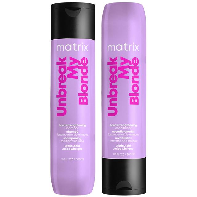 Matrix Total Results Unbreak My Blonde Shampoo and Conditioner for Chemically Over-processed Hair 300ml Duo on Productcaster.