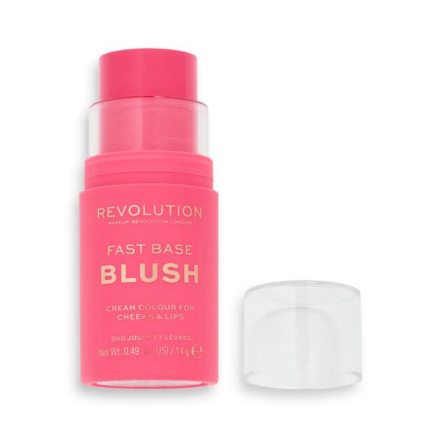 Makeup Revolution Fast Base Blush Stick 14g (Various Shades) - Rose on Productcaster.