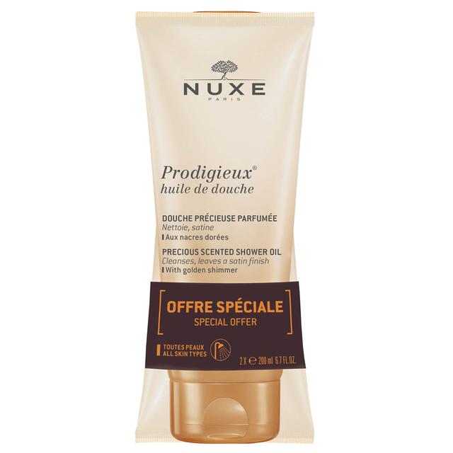 NUXE Prodigieux Shower Oil Duo 2x200ml (Worth £26.00) on Productcaster.