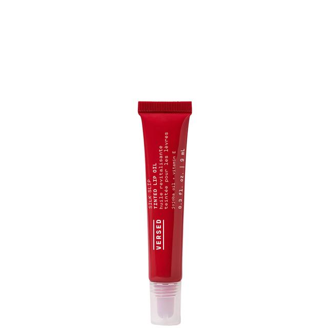 Versed Silk Slip Conditioning Tinted Lip Oil 9ml - Various Shades - Ruby on Productcaster.