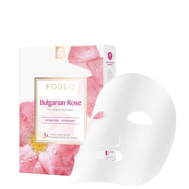 FOREO Bulgarian Rose Moisture-Boosting Sheet Face Mask (3 Pack) on Productcaster.