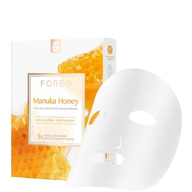 FOREO Manuka Honey Revitalising Sheet Face Mask (3 Pack) on Productcaster.