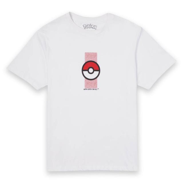 Pokémon Pokéball Unisex T-Shirt - White - 3XL - Schwarz on Productcaster.