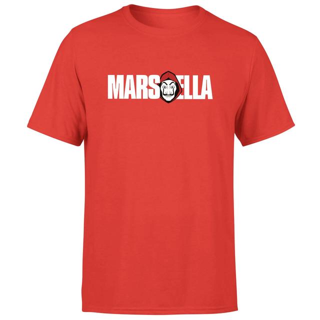 Money Heist Marsella Men's T-Shirt - Red - S - Red on Productcaster.