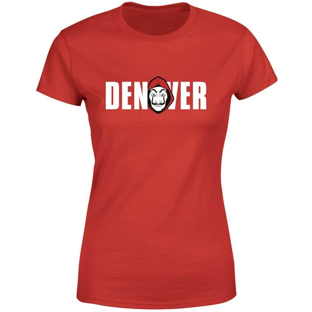 Money Heist Denver Women's T-Shirt - Red - XXL - Rot on Productcaster.