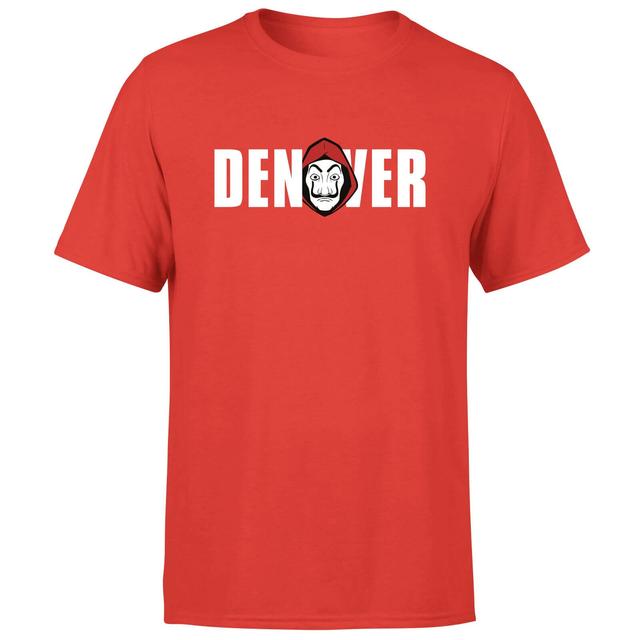 Money Heist Denver Men's T-Shirt - Red - XL on Productcaster.