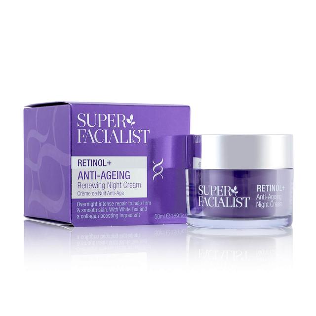 Super Facialist Retinol+ Anti-Ageing Renewing Night Cream 50ml on Productcaster.