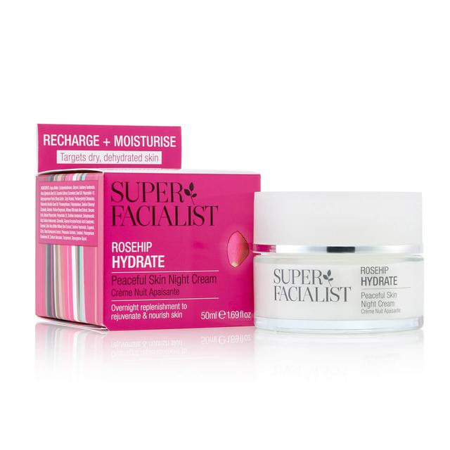 Super Facialist Rosehip Hydrate Peaceful Skin Night Cream - 50ml on Productcaster.