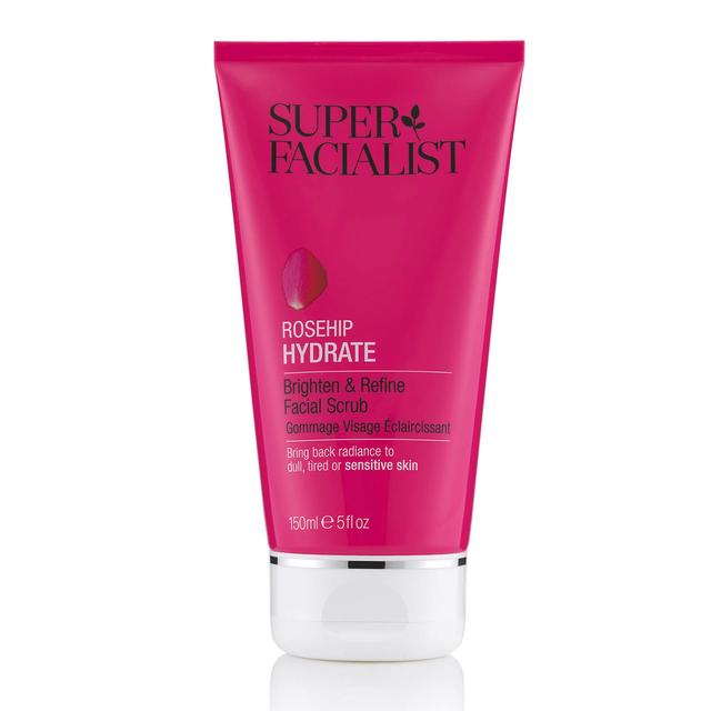 Super Facialist Rosehip Hydrate Brighten & Refine Facial Scrub - 150ml on Productcaster.