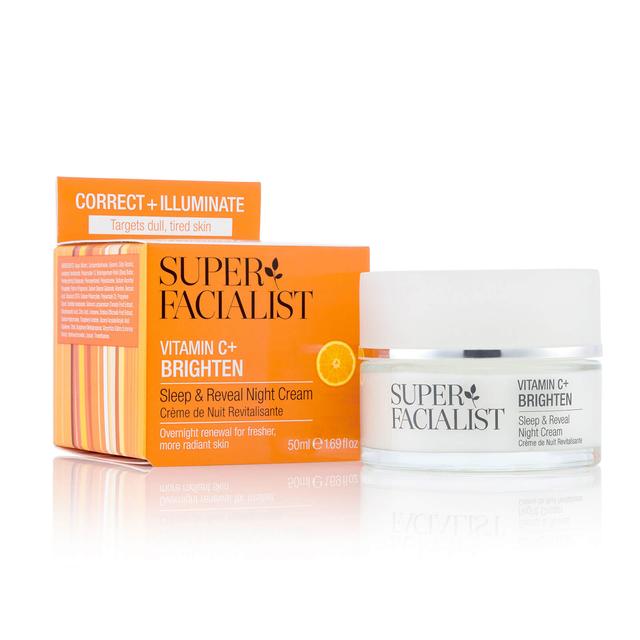 Super Facialist Vitamin C+ Brighten Sleep and Reveal Night Cream - 50ml on Productcaster.