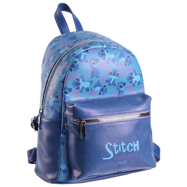 Disney Stitch Experiment 626 Faux-Leather Backpack on Productcaster.