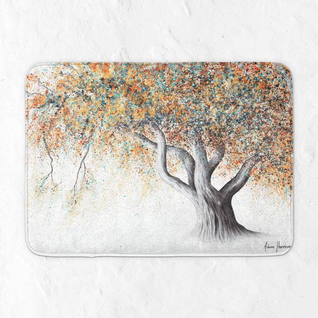 Rusty Autumn Tree Bath Mat on Productcaster.