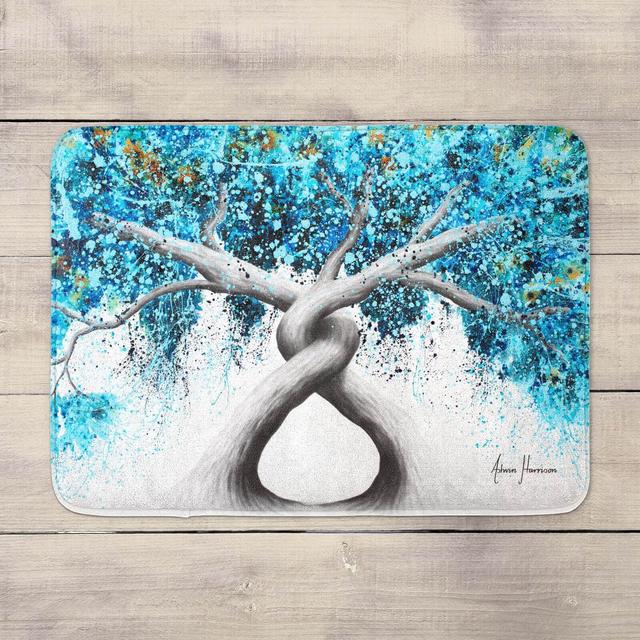 Twisting Reef Trees Bath Mat on Productcaster.