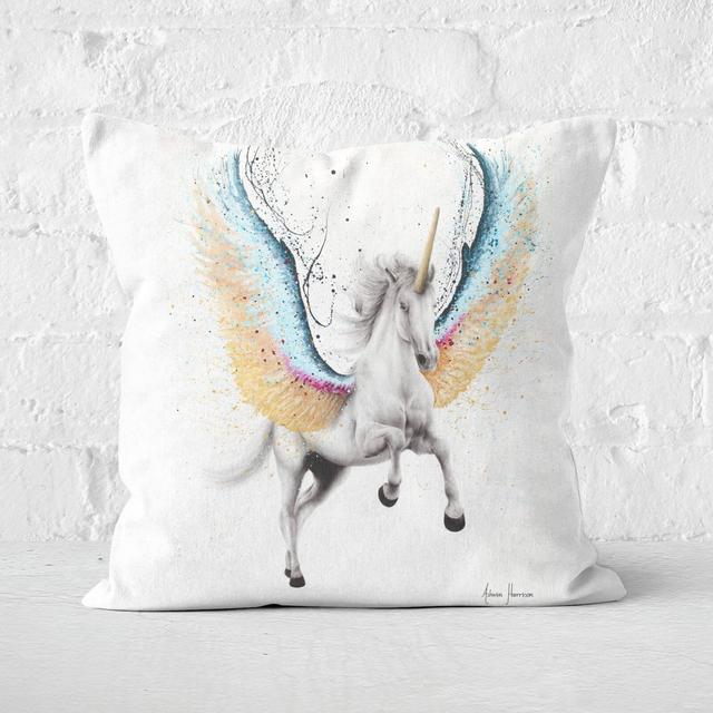 Whimsical Unicorn Square Cushion - 60x60cm - Soft Touch on Productcaster.