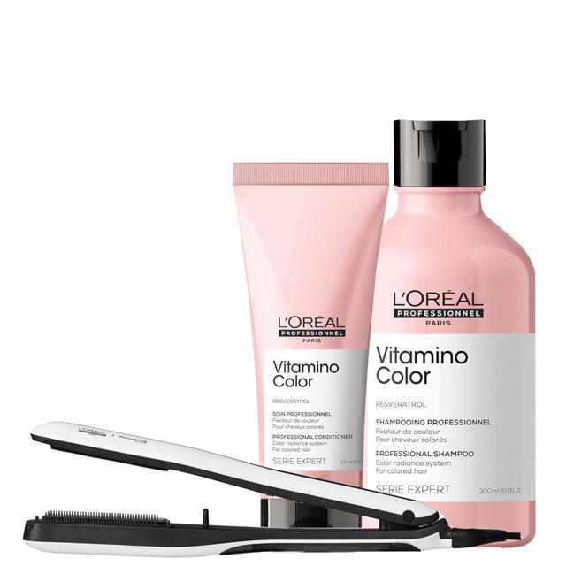 LOréal Professionnel Vitamino Colour and Steampod Bundle on Productcaster.