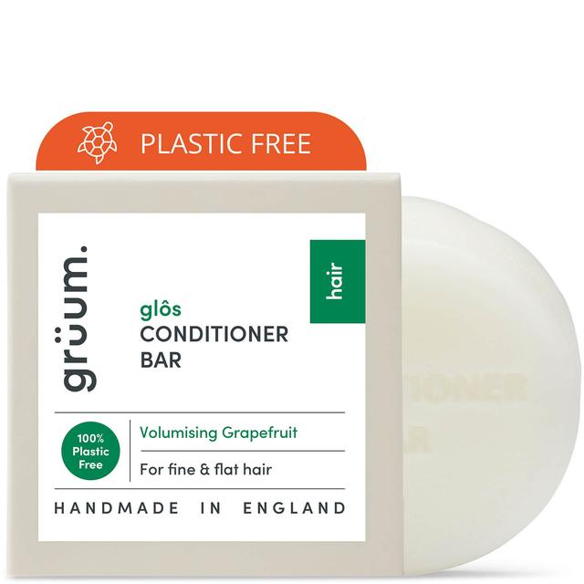 grüum Glôs Zero Plastic Conditioner Bar 50g - Volumising on Productcaster.