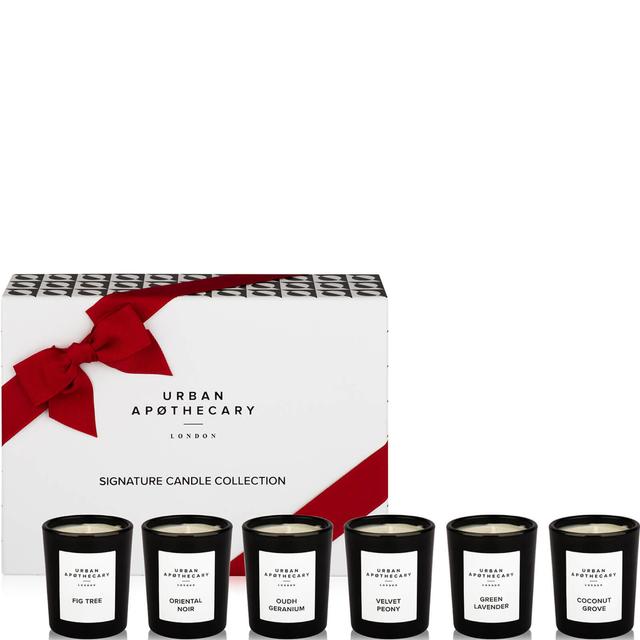 Urban Apothecary Signature 6 Piece Luxury Candle Collection 35g Black on Productcaster.