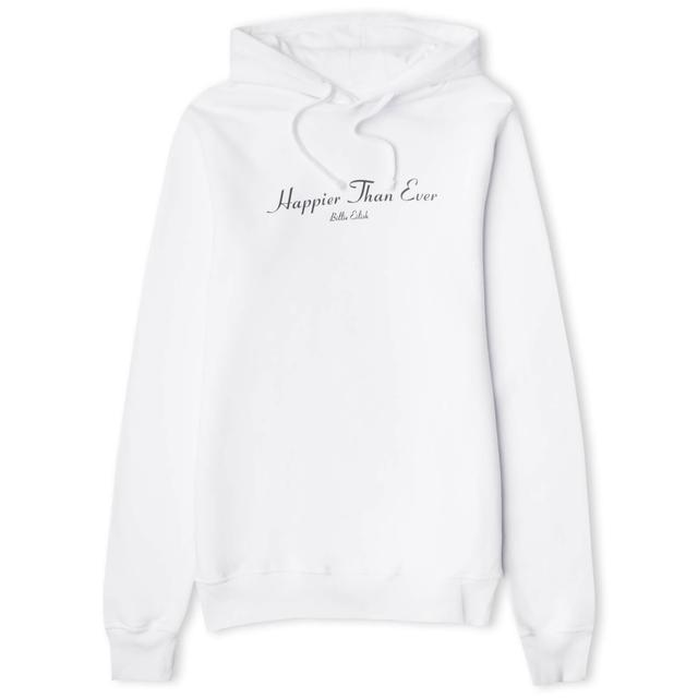 Sudadera con capucha Happier Than Ever de Billie Eilish - Blanco - XXL - Blanco on Productcaster.