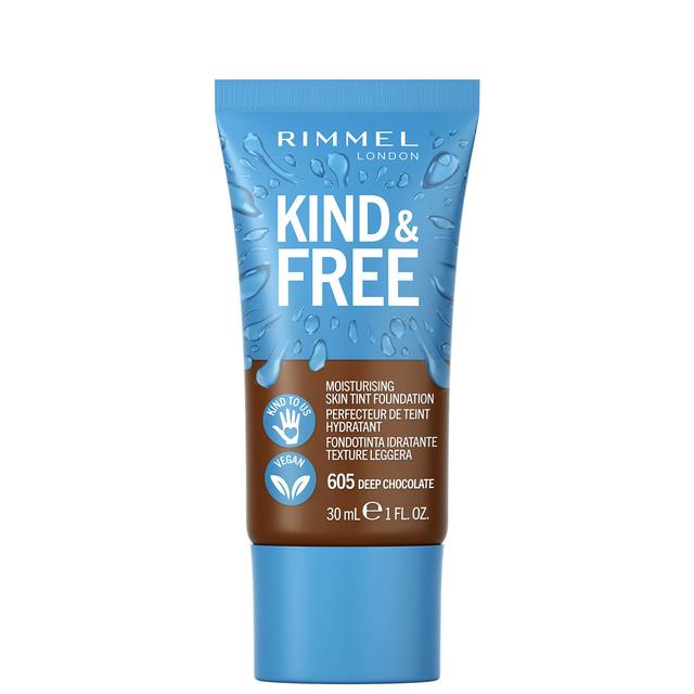 Rimmel Kind and Free Skin Tint Moisturising Foundation 30ml (Various Shades) - Deep Chocolate on Productcaster.