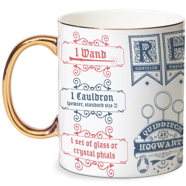 Harry Potter Spells & Charms Mug - Gold on Productcaster.