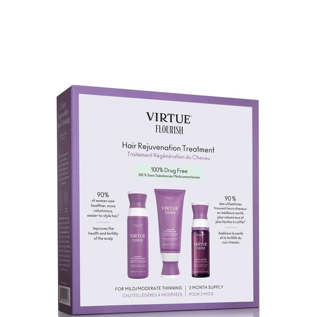 VIRTUE Flourish Hair Rejuvenation Treatment (3 Month Supply) on Productcaster.