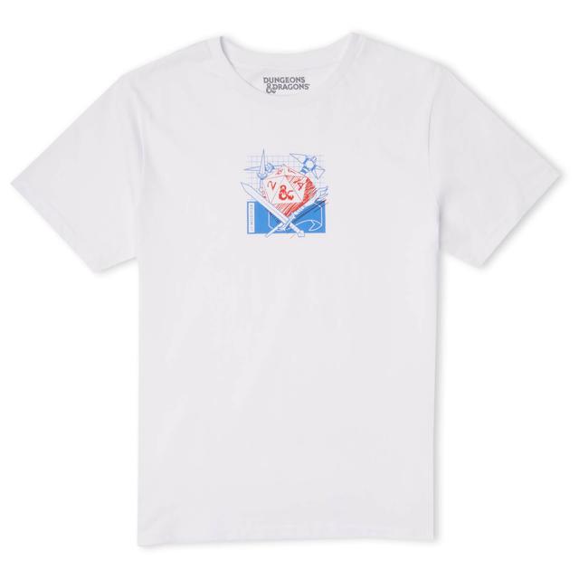 Dungeons & Dragons Players Handbook Unisex T-Shirt - White - L on Productcaster.