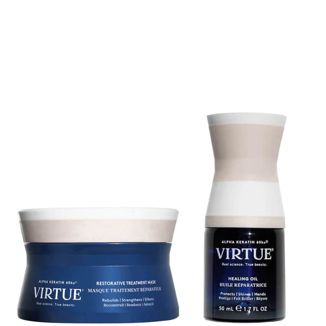 VIRTUE Keratin Healing Mask and Oil Bundle on Productcaster.