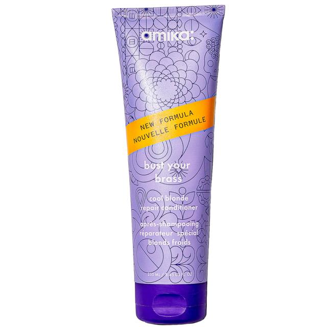 Amika Bust Your Brass Cool Blonde Repair Conditioner - 275ml on Productcaster.