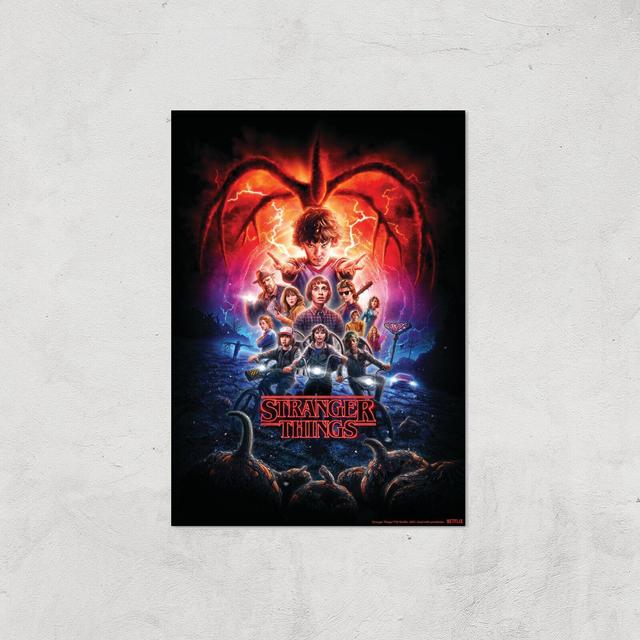 Stranger Things Season Two Poster Giclee Art Print - A4 - Print Only on Productcaster.