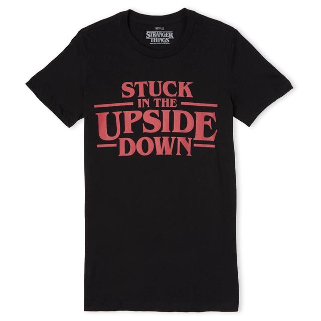 Stranger Things Stuck In The Upside Down Women's T-Shirt - Black - XXL - Nero on Productcaster.