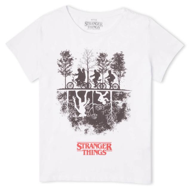 Camiseta Upside Down para mujer de Stranger Things - Blanco - M - Blanco on Productcaster.