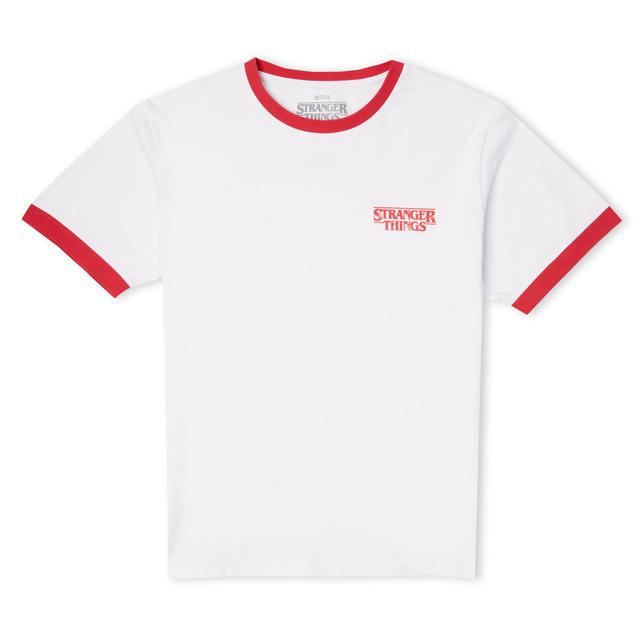 Camiseta de tirantes unisex Biker Gang de Stranger Things - Blanco/ Rojo - XXL - Blanco on Productcaster.