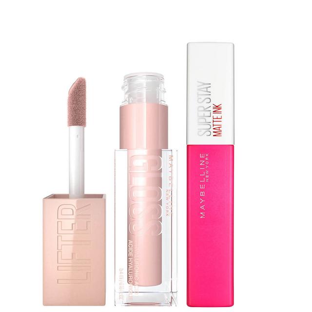 Maybelline Lifter Gloss and Superstay Matte Ink Lipstick Bundle (Various Shades) - 30 Romantic on Productcaster.