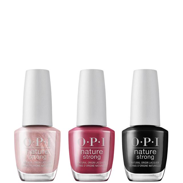 OPI Nature Strong Natural Vegan Nail Polish Trio (Various Colours) - Stones on Productcaster.