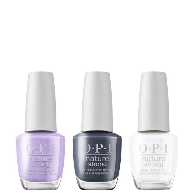 OPI Nature Strong Natural Vegan Nail Polish Trio (Various Colours) - Strength on Productcaster.