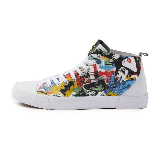 Akedo x Batman Mash Up Signature High Top - Weiß - UK6 / EU39 on Productcaster.