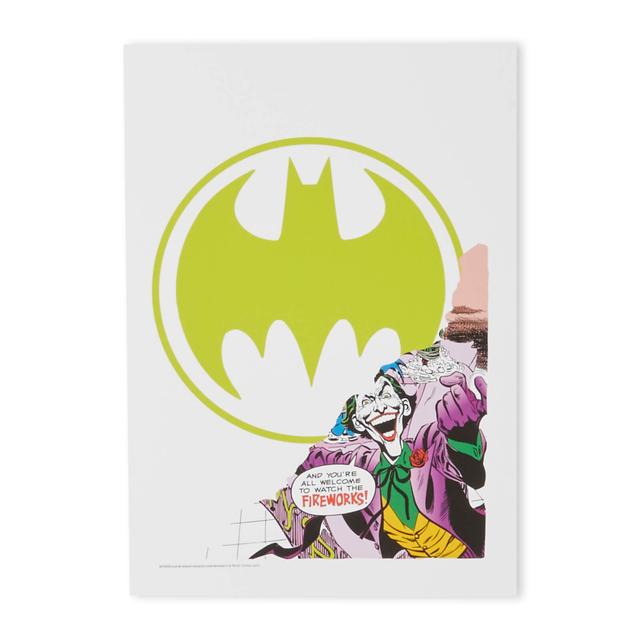 Lámina Artística Batman Question Giclee - A2 - White Frame on Productcaster.