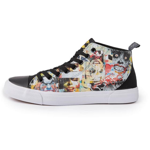 Zapatillas de Firma Batman Mash Up Negra Adulto - UK4 / EU37 on Productcaster.