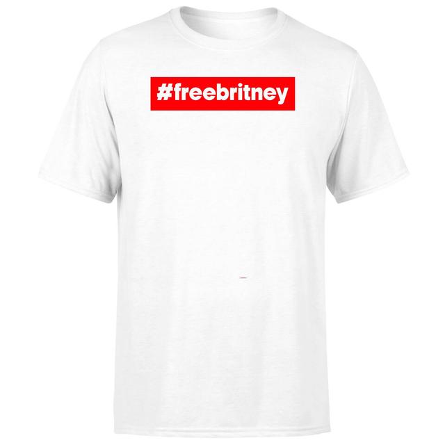 #FreeBritney Men's T-Shirt - White - XL - Weiß on Productcaster.