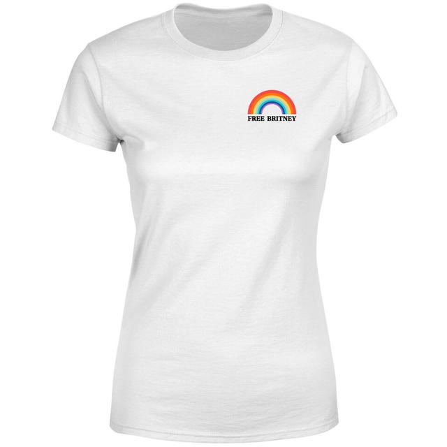 Free Britney Rainbow Pride Women's T-Shirt - White - XS - White on Productcaster.