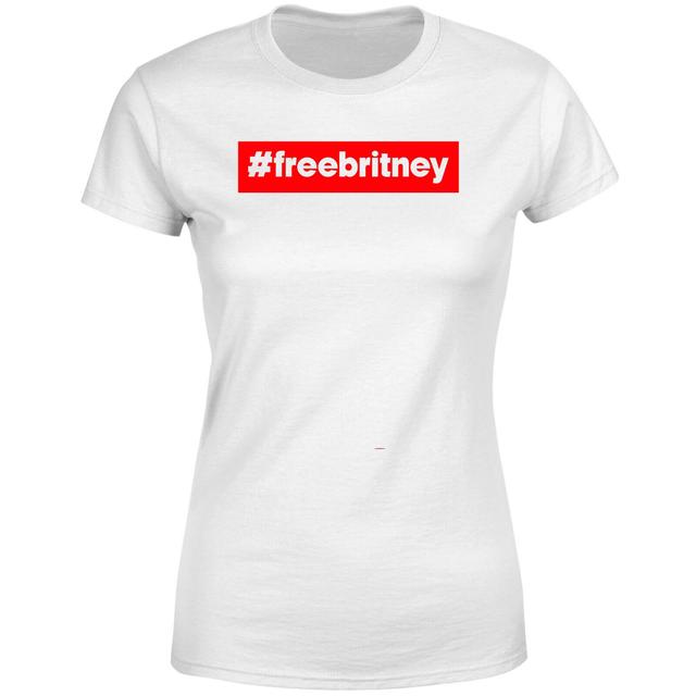 #FreeBritney Women's T-Shirt - White - XXL - White on Productcaster.