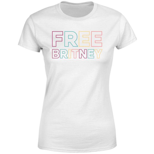 Free Britney Women's T-Shirt - White - XXL - White on Productcaster.