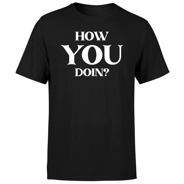 Friends How You Doin? Men's T-Shirt - Black - 4XL - Schwarz on Productcaster.