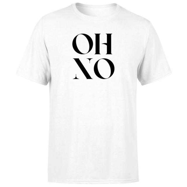 Oh No Men's T-Shirt - White - M - Weiß on Productcaster.