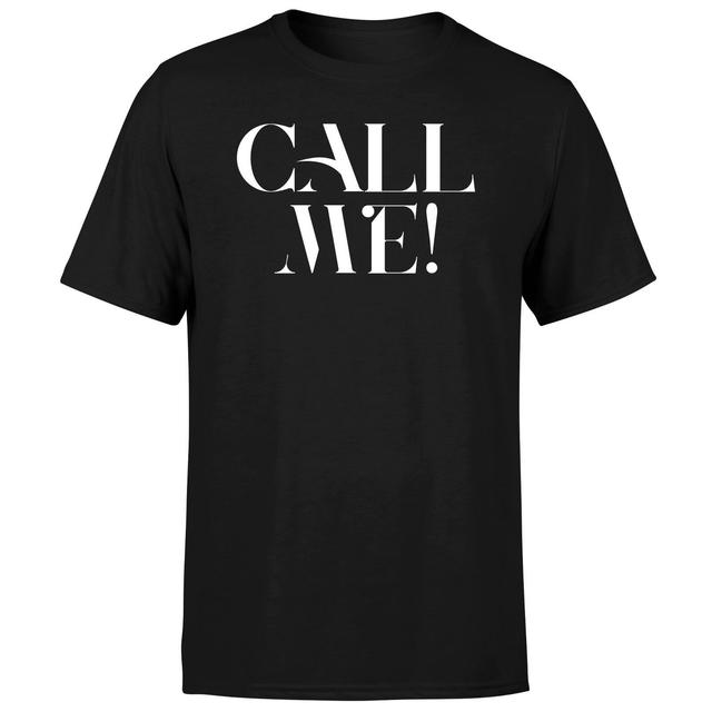 Call Me! Men's T-Shirt - Black - 3XL - Schwarz on Productcaster.