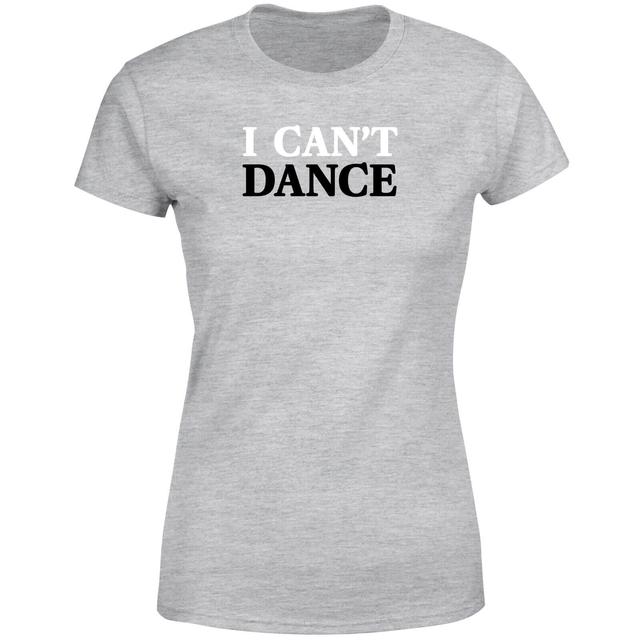 Genesis I Can't Dance Women's T-Shirt - Grey - XXL - Grey on Productcaster.