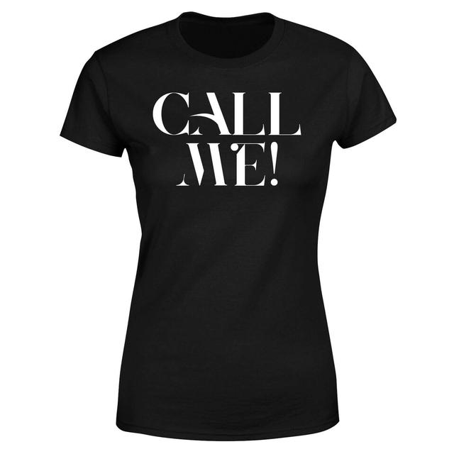 Call Me! Women's T-Shirt - Black - XL - Schwarz on Productcaster.