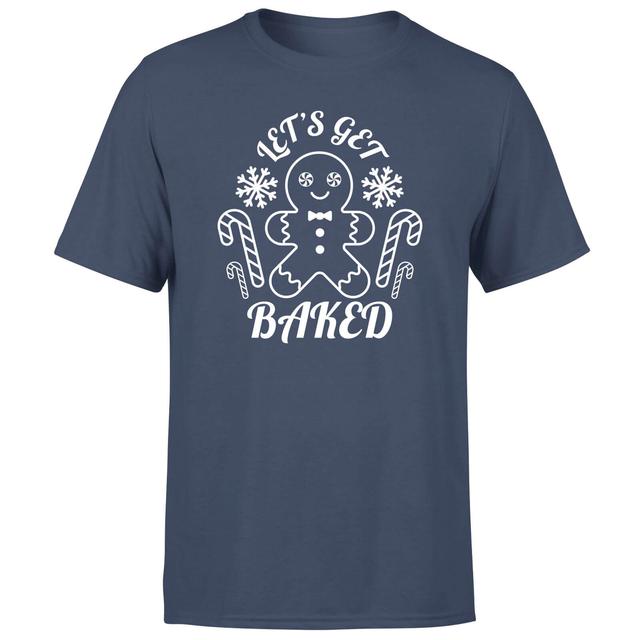 Let's Get Baked Men's T-Shirt - Navy - M on Productcaster.