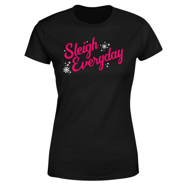 Sleigh Everyday Women's T-Shirt - Black - XL - Schwarz on Productcaster.