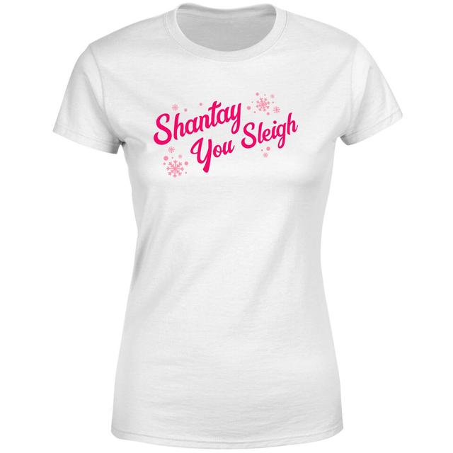 Snowy Shantay You Sleigh Women's T-Shirt - White - XL - Weiß on Productcaster.